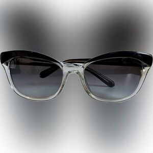 Kate Spade AMARA
Cat Eye Sunglasses
Black/Clear Grey Lens
55m